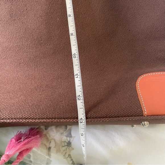 ECLETTICA tote.  Great stitching in handles.  Fits laptop.  Used once. - Picture 14 of 14